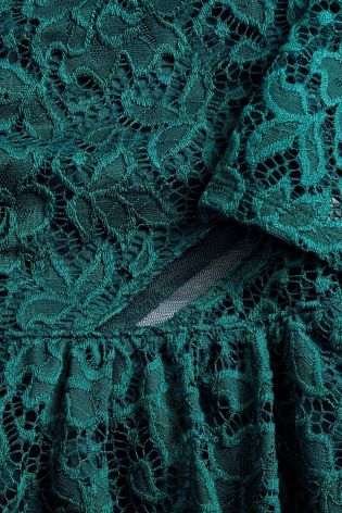 Green Abercrombie & Fitch Lace Dress